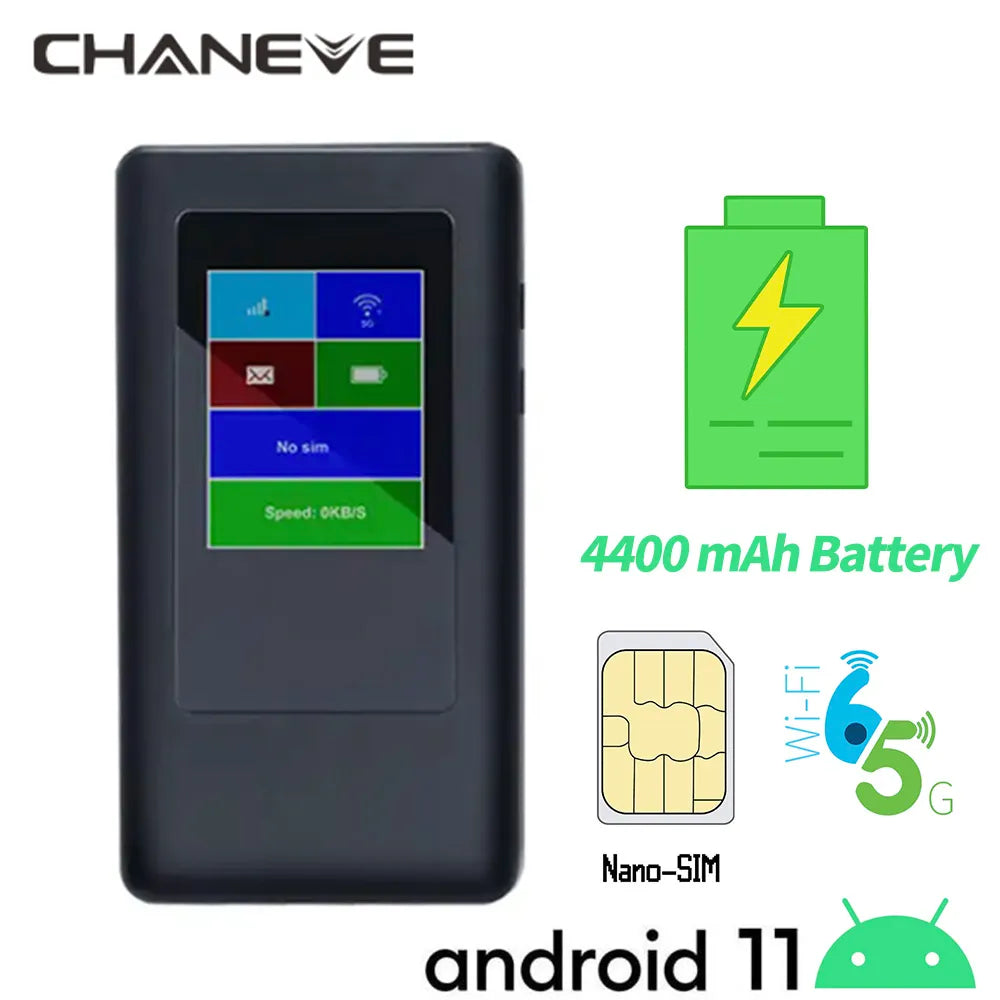 CHANEVE High Speed NR 5G MiFi Portable Pocket