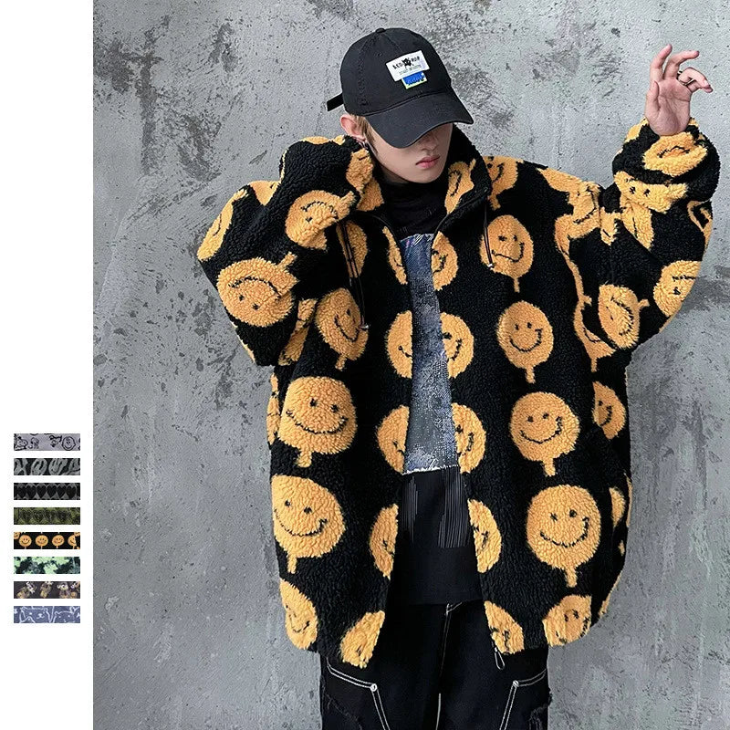 SEVEYFAN Men's Jacket Hip Hop Jackets Tie Dye