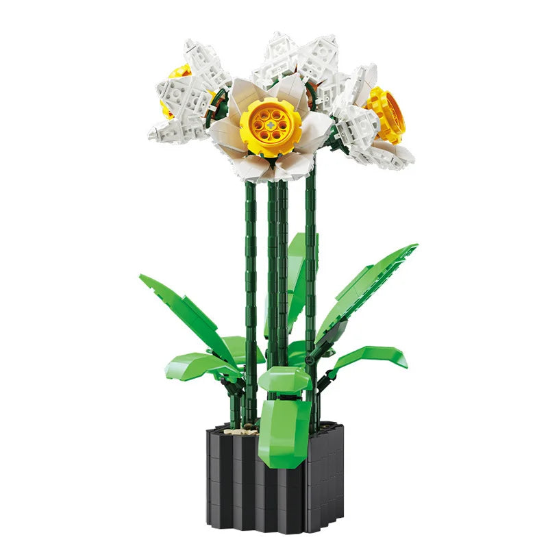 City Creativity Bouquet Flower Cymbidium Faberi Bonsai Potted