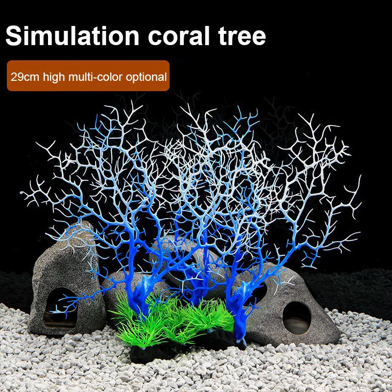 New Simulation Coral Aquarium Landscape Decorations Willow Iron