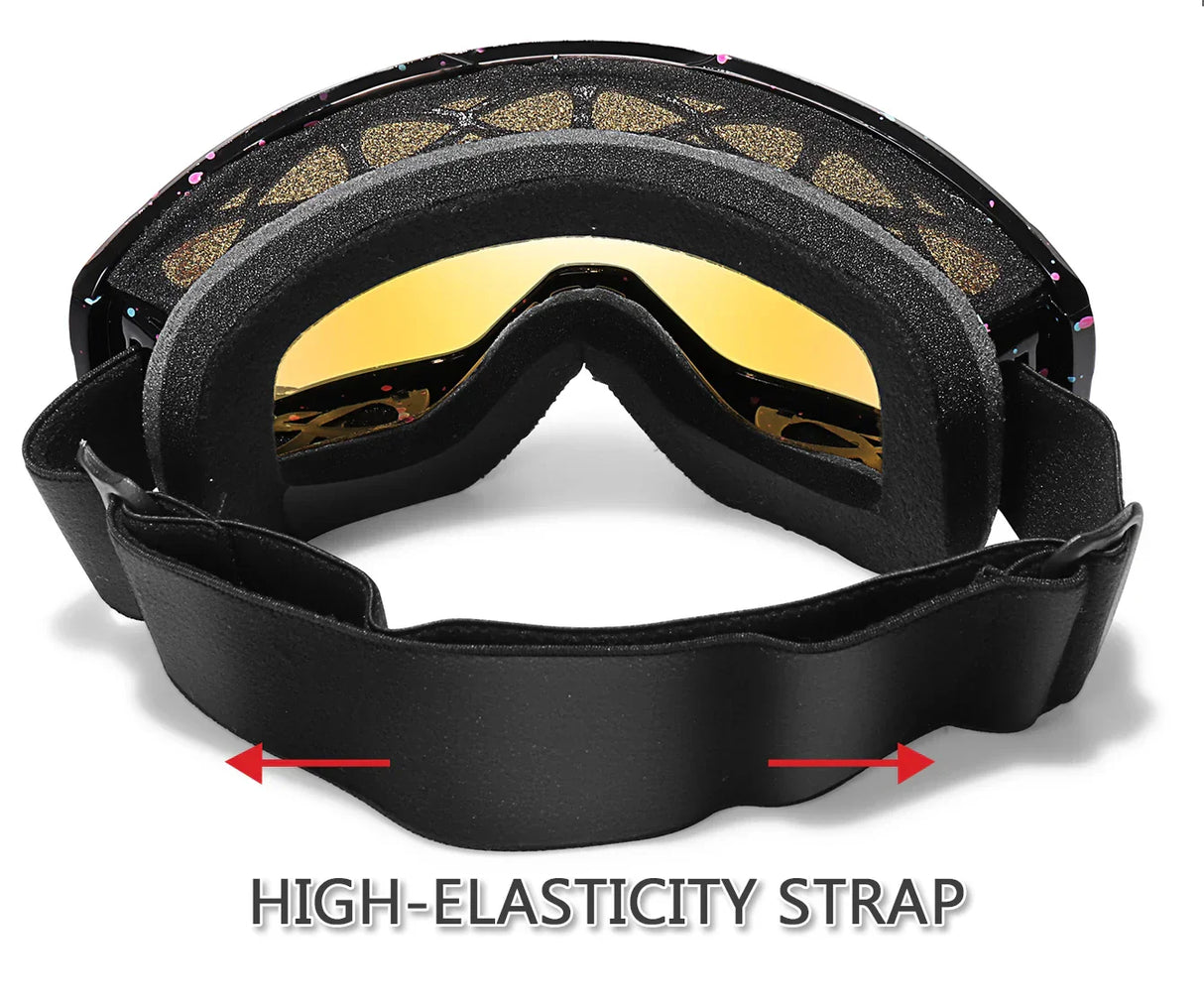 New Style Snow Goggles Double Layers Ski Snowboard