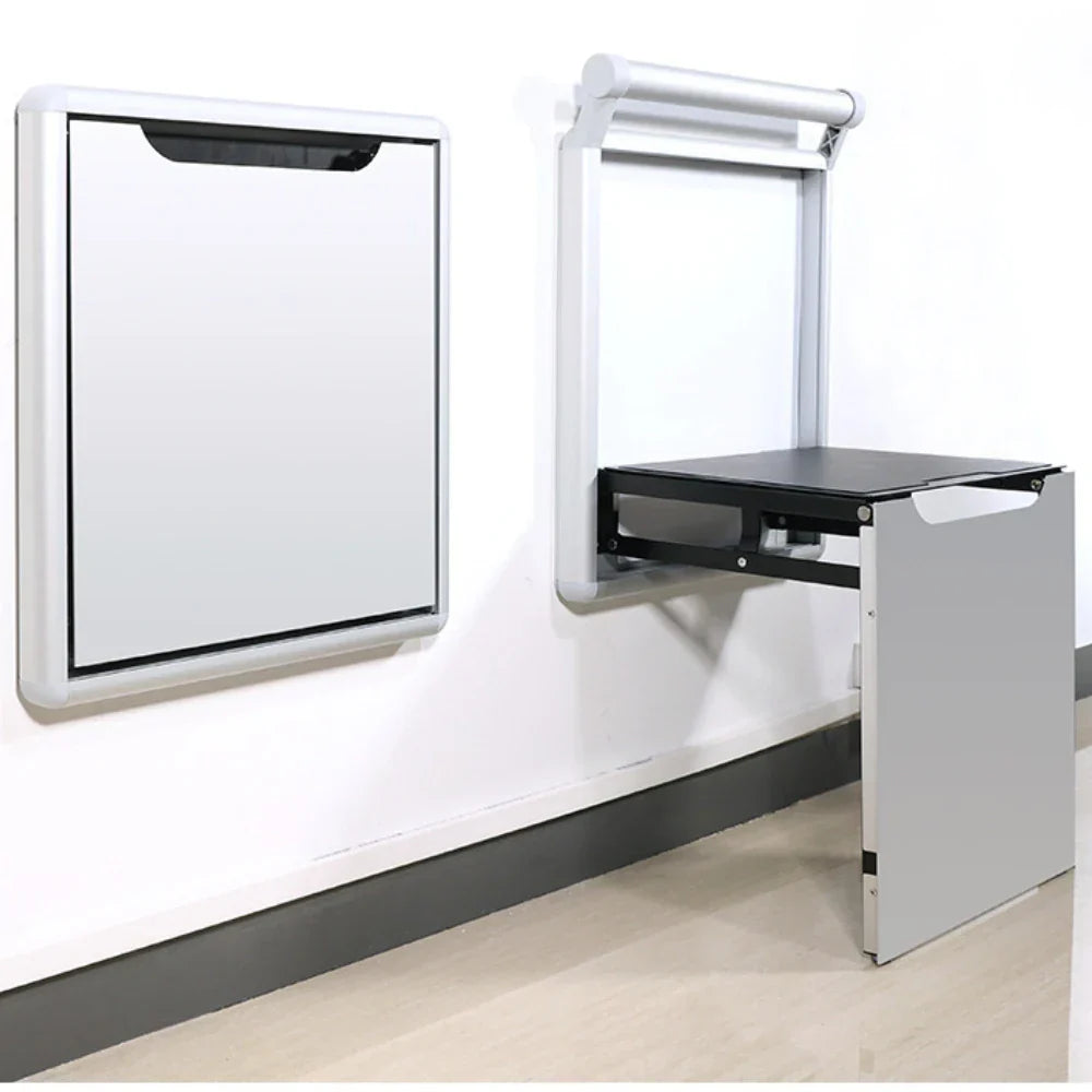 Wall Mounted Invisible Bathroom Stool Entrance-hall Folding Seat