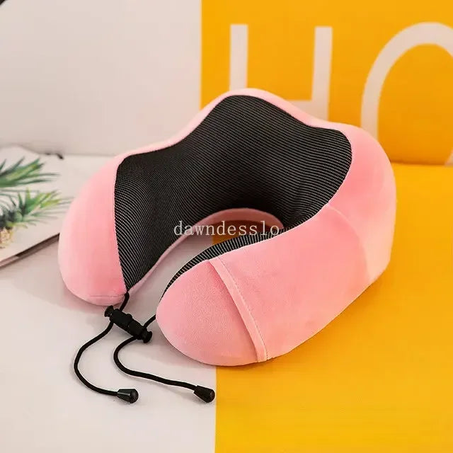 Memory Foam U-shaped Neck Pillow Soft Travel Pillow