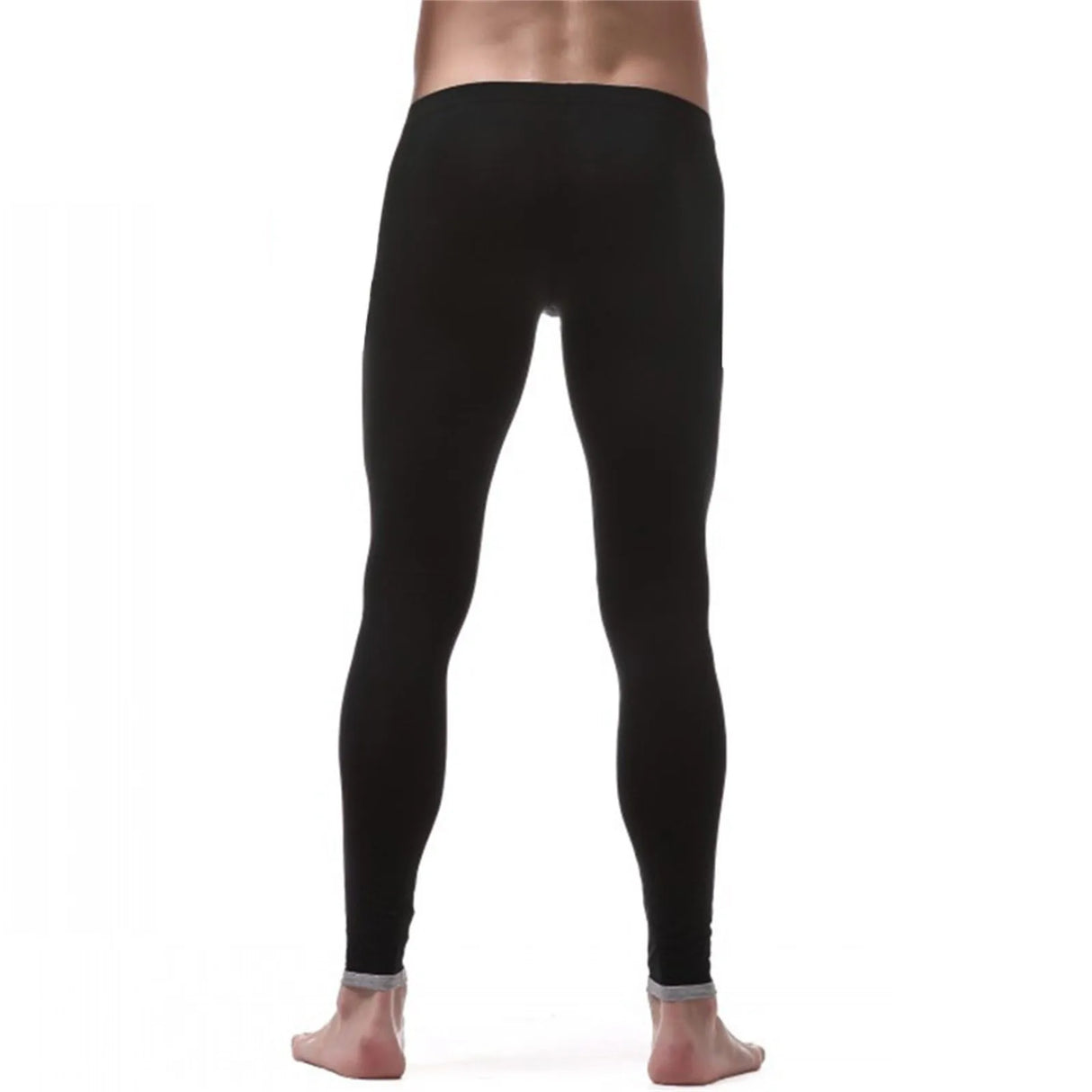 Men'S Long Leggings Soild Elastic Waisted Home Trousers