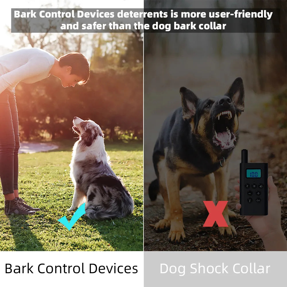 8d,Bark Deterrents,Anti-Bark,Ultrasonic Barking Stop Device,Dog Trainer,Outdoor Dog Driver