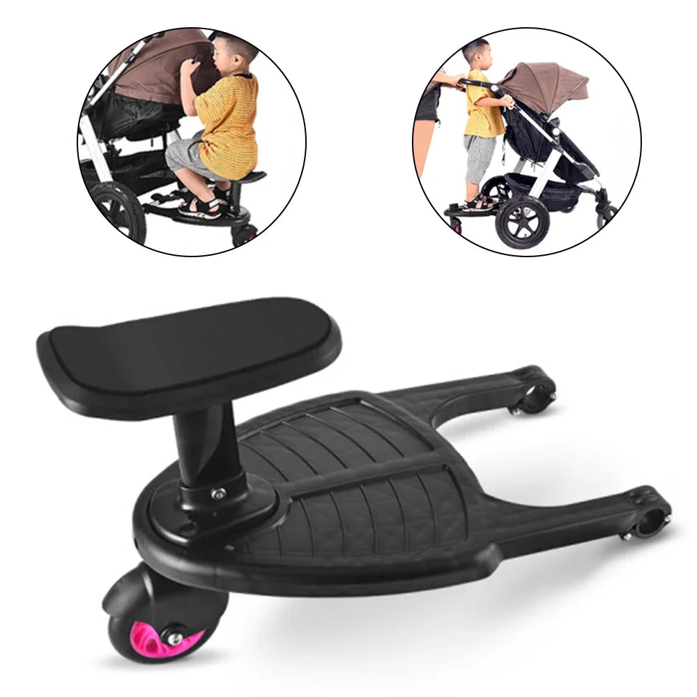 Children Stroller Pedal Adapter Extension Armrest Second Child
