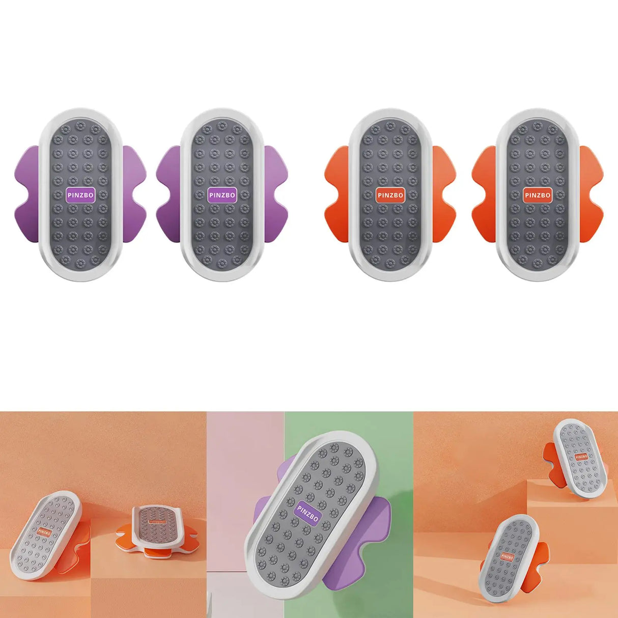 2 Twisting Disc Aerobic Exercise Machine Massage Foot