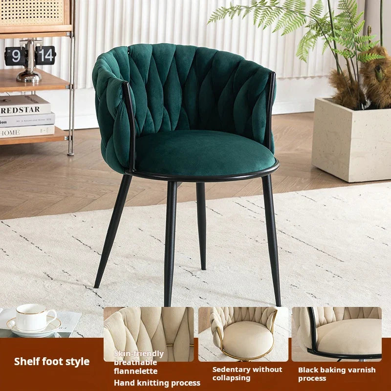 Living room velvet Armchair Fashion Design coffee chair