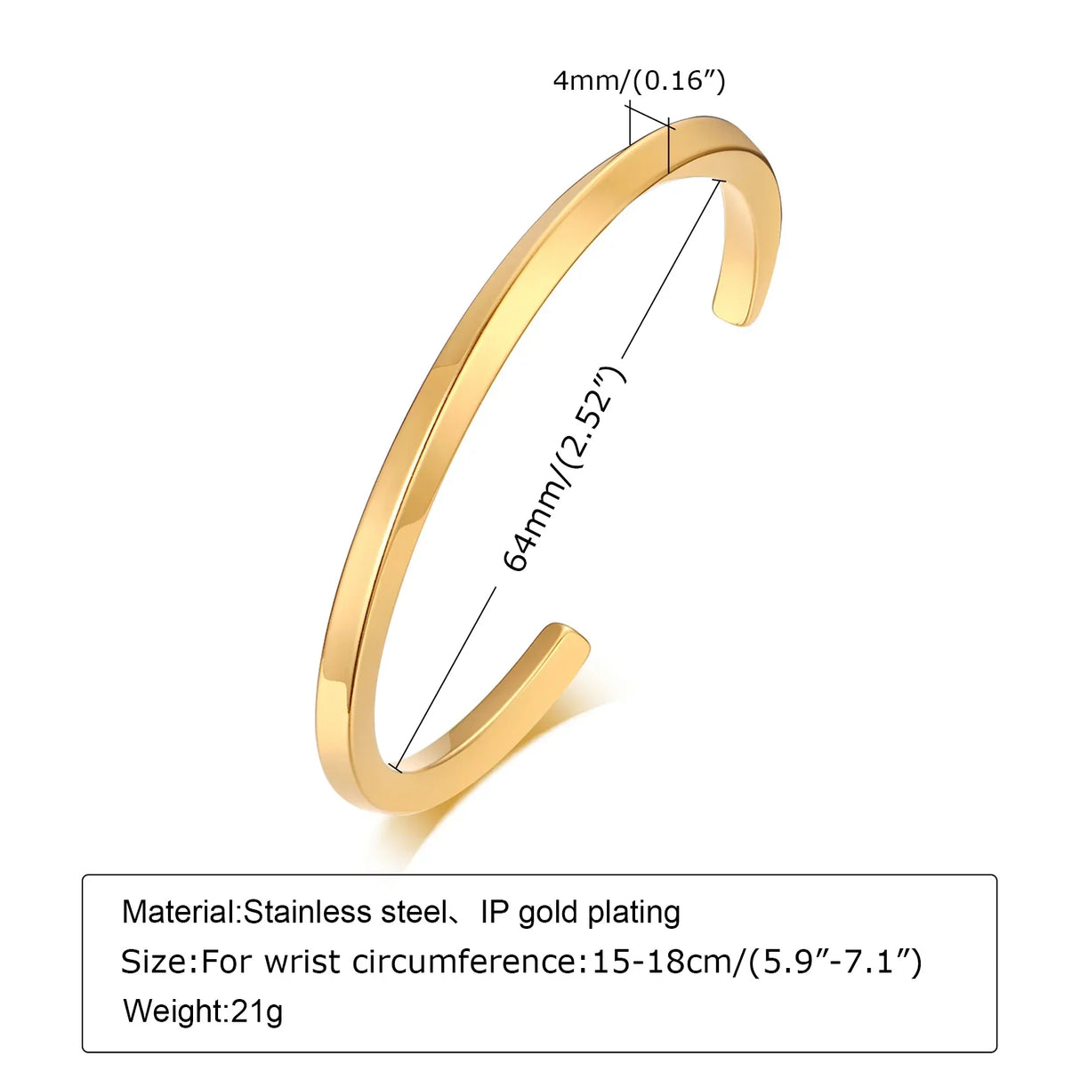 Men's Thin Bracelet,Stainless Steel Cuff Bangle Bracelet, Thin