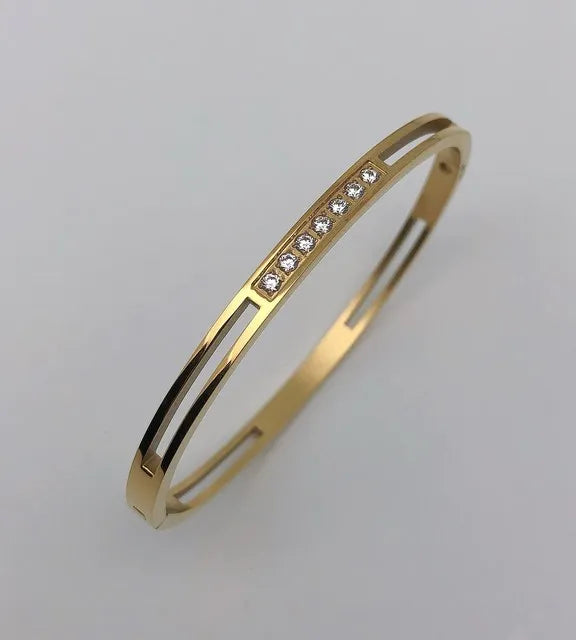New Design Zircon inlaid Bracelets & Bangles For