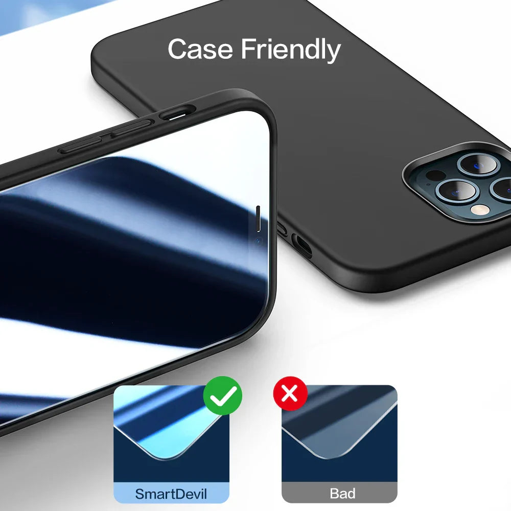 SmartDevil 2/4 Pcs Screen Protector for iPhone 15