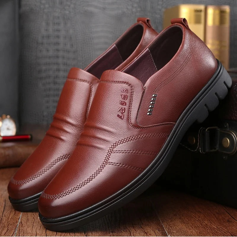 Man Sport Shoe Loafers Men Nonslip Leather Slipon