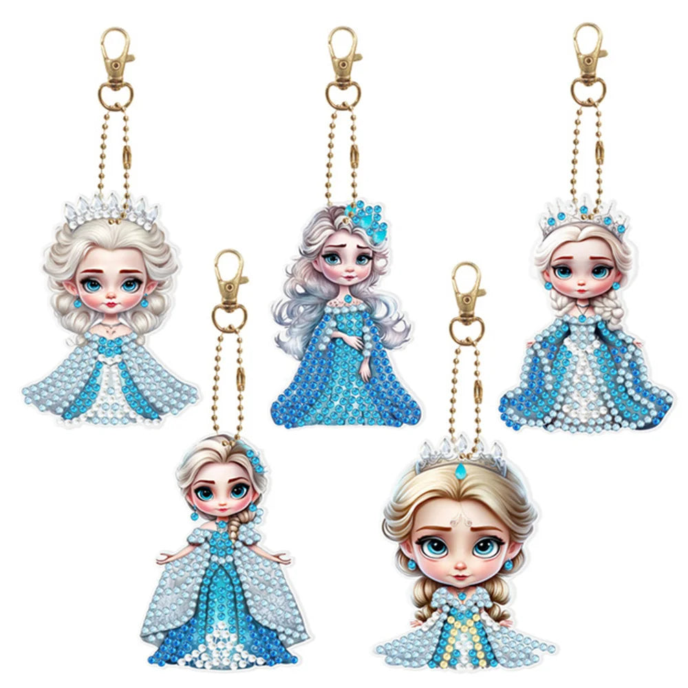 Disney animal key DIY Diamond Painting Keychain Embroidery