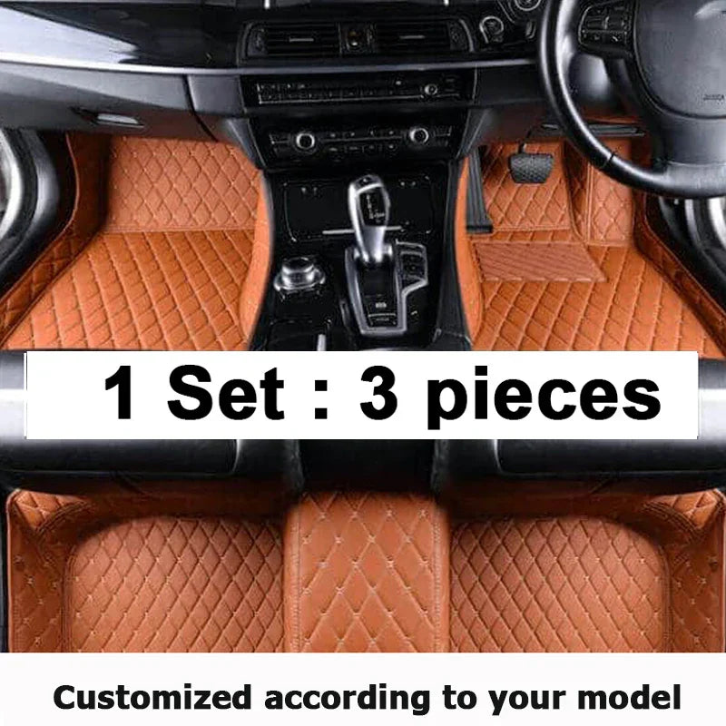 Custom Made Leather Car Floor Mats For Toyota