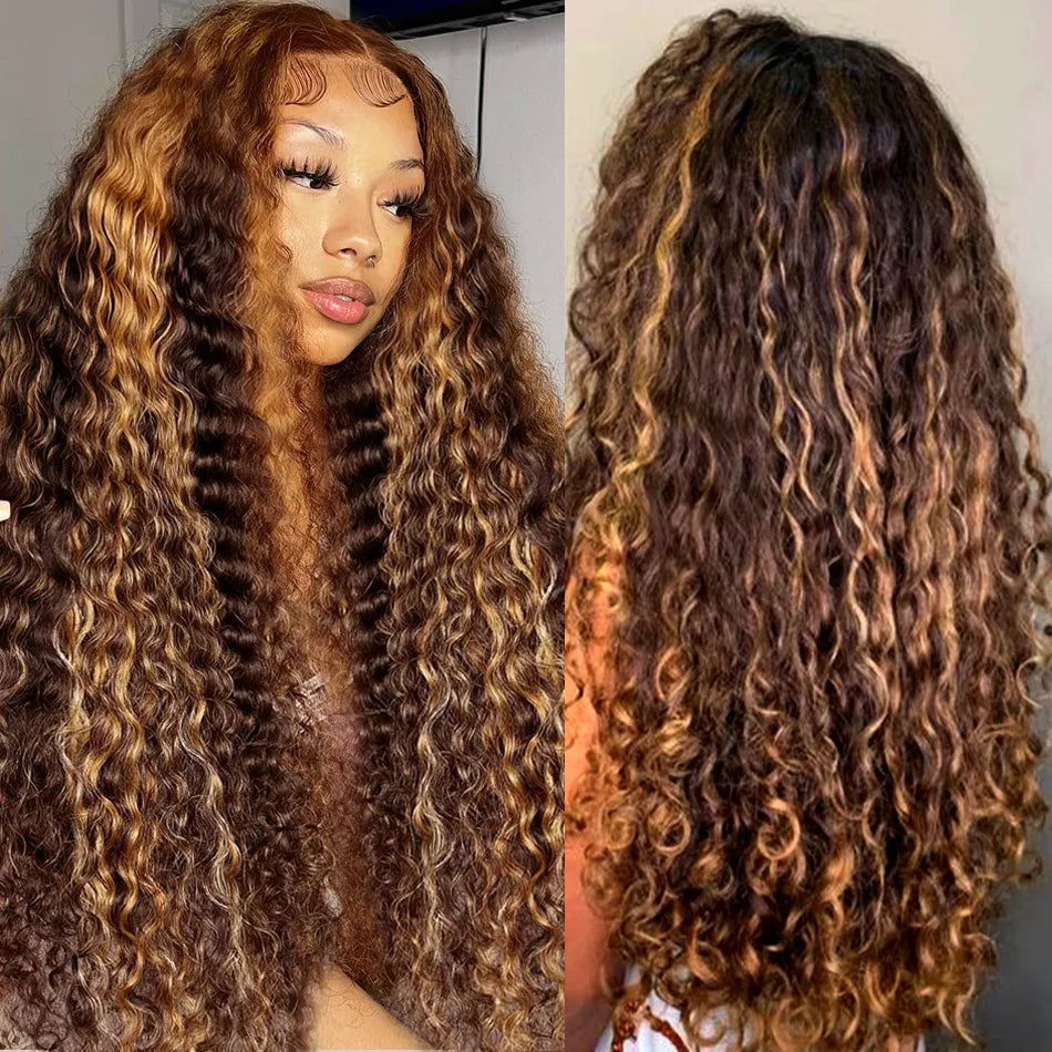 13x6 Hd Lace Highlight Wig Human Hair Wigs