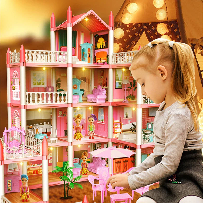 3D Cross-border Blockbuster Children's And Girls' Family Toys,