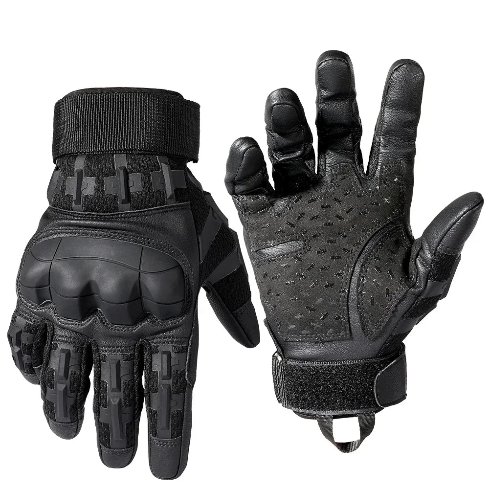 Men Tactical Military Gloves Full Finger Hard Shell