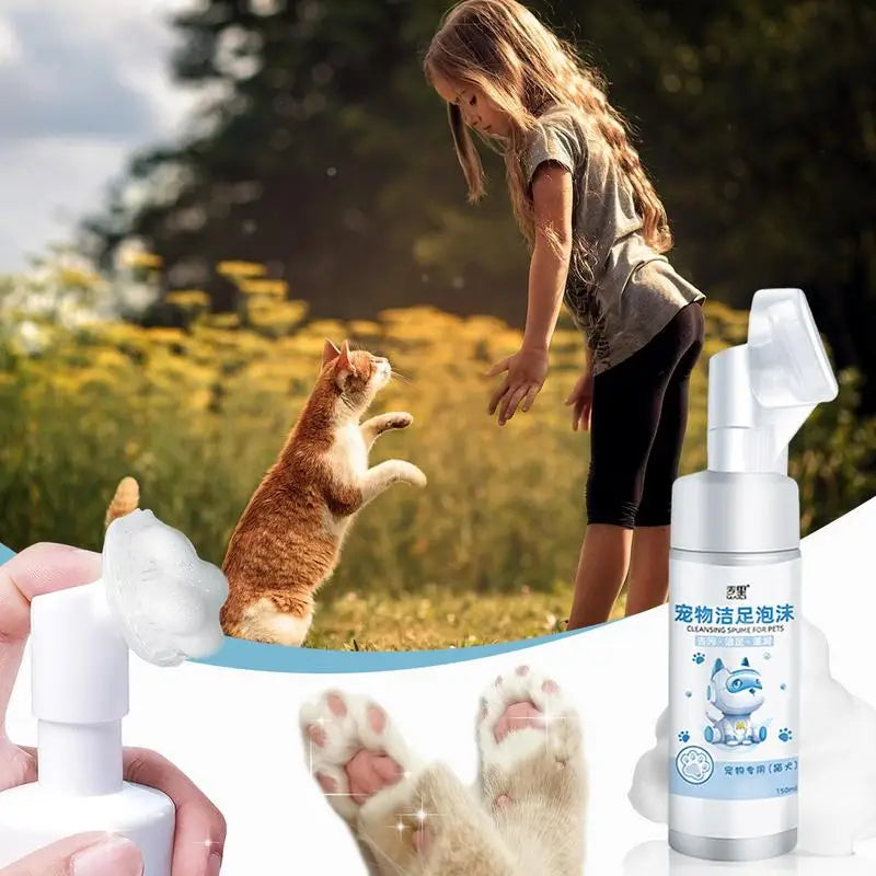 Cat Paw Cleaner Foam 150ml Paw Cleaner with