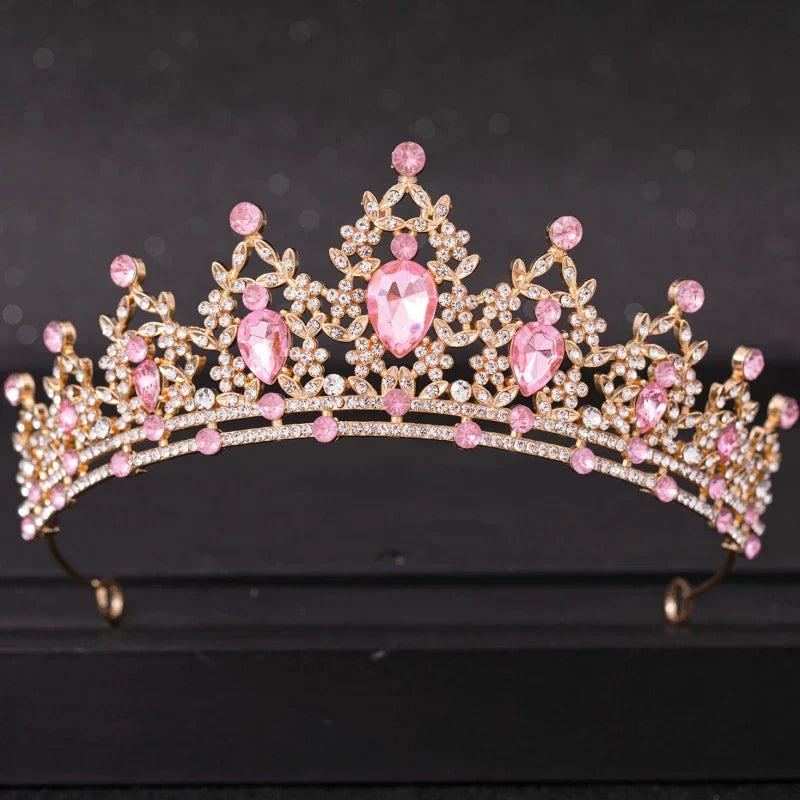 Wedding Hair Tiara Crystal Bridal Tiara Crown Silver