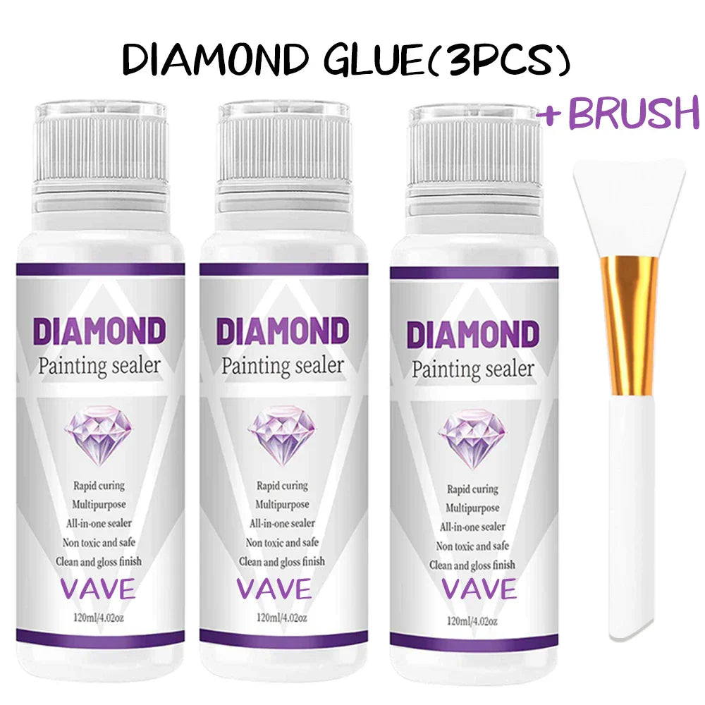 5d Diamond Painting Art Glue Permanent Hold Shine