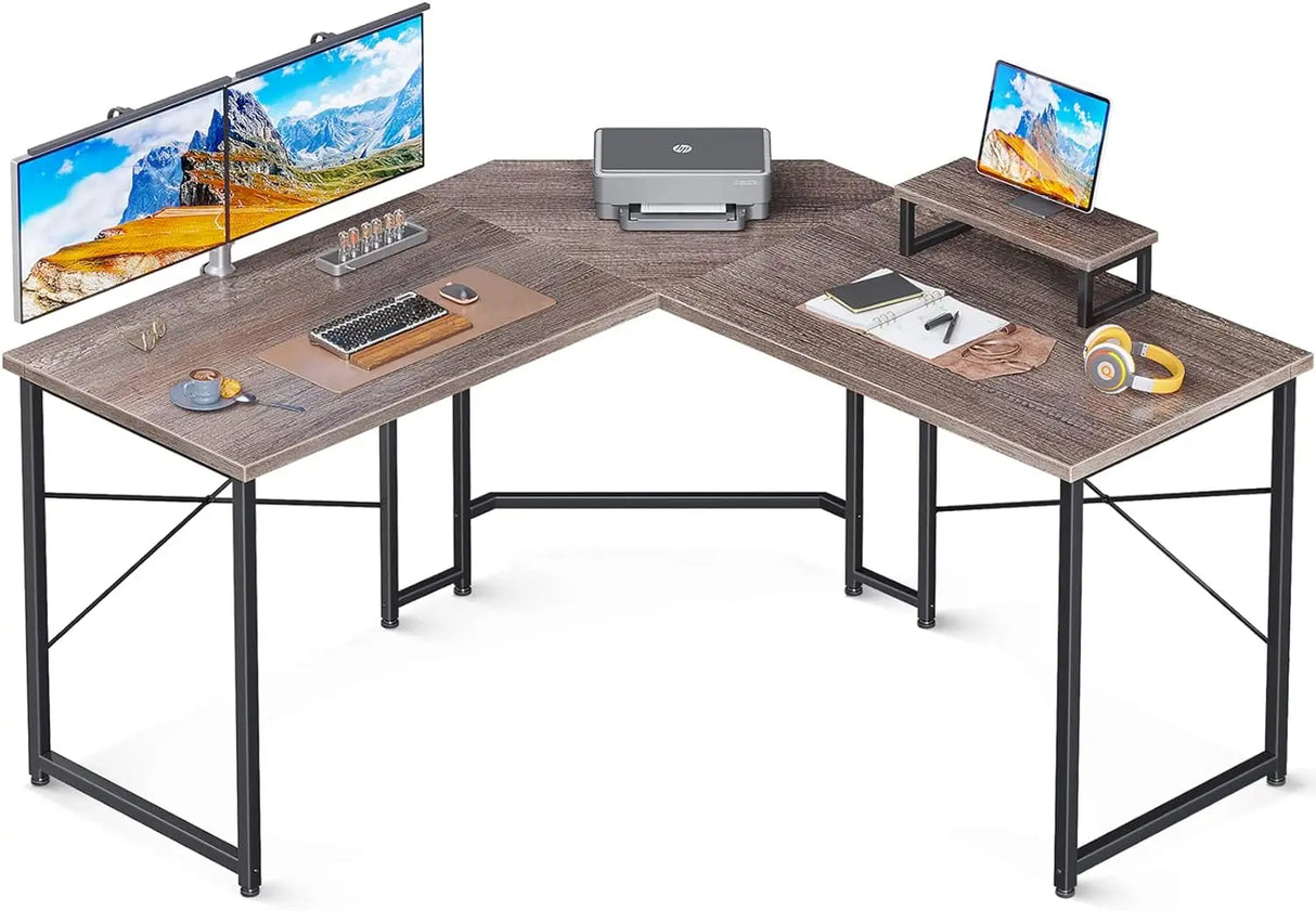 L Shaped Gaming Desk, 51 Inch Computer Desk