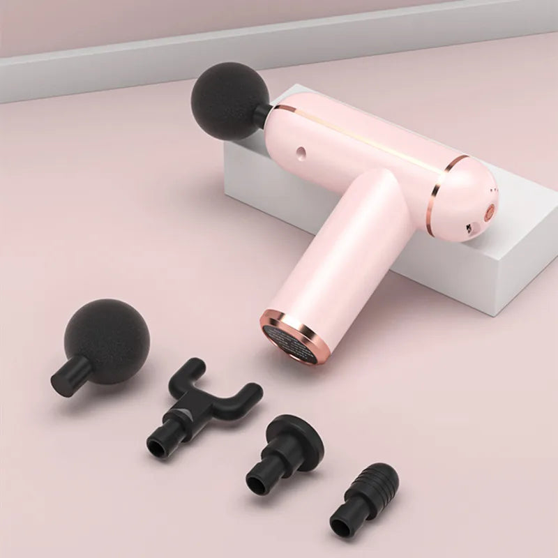 Portable LCD Display Massage Fascia Gun For Body