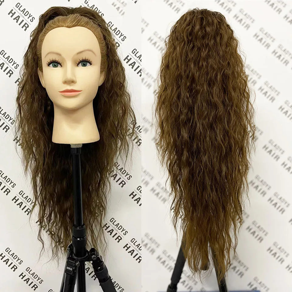 Curly Ponytail Extensions Clip in Synthetic Drawstring Ponytail