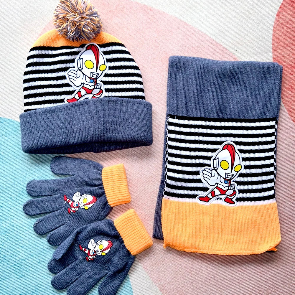 New Autumn Winter Children Hat Mickey Spider Man