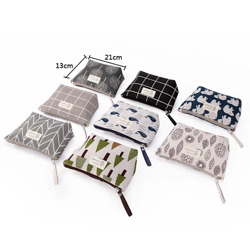 Women Travel Cosmetic Makeup Toiletry Bag Organizer Animal