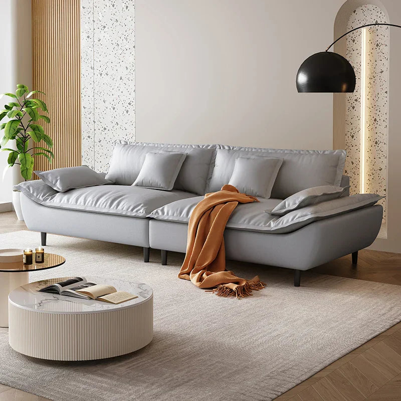 Cream Theater Nordic Living Room Sofas Upholstered Theater
