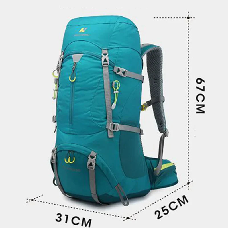 60L Men Unisex Outdoor Hiking Backpack Travel Pack