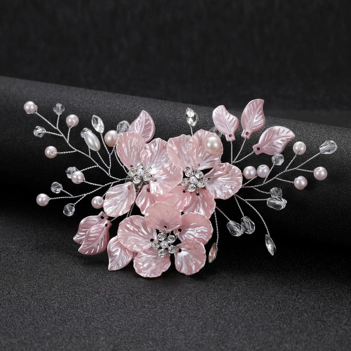 White Flower Hairpins Elegant Women Floral Style Hair