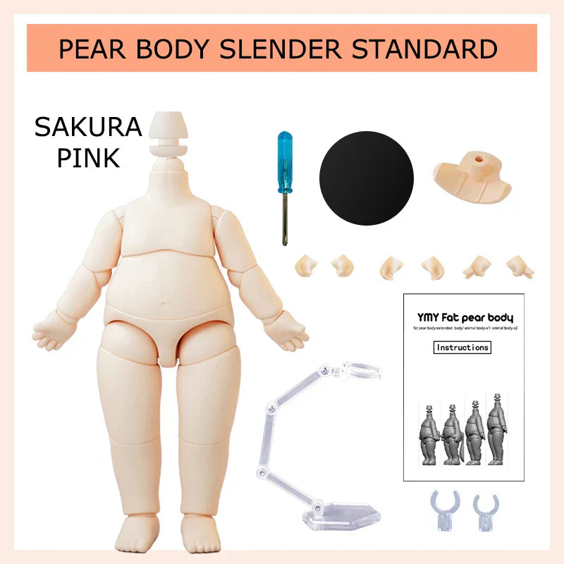 Movable Joint Ymy Doll Fat Animal Body Cat
