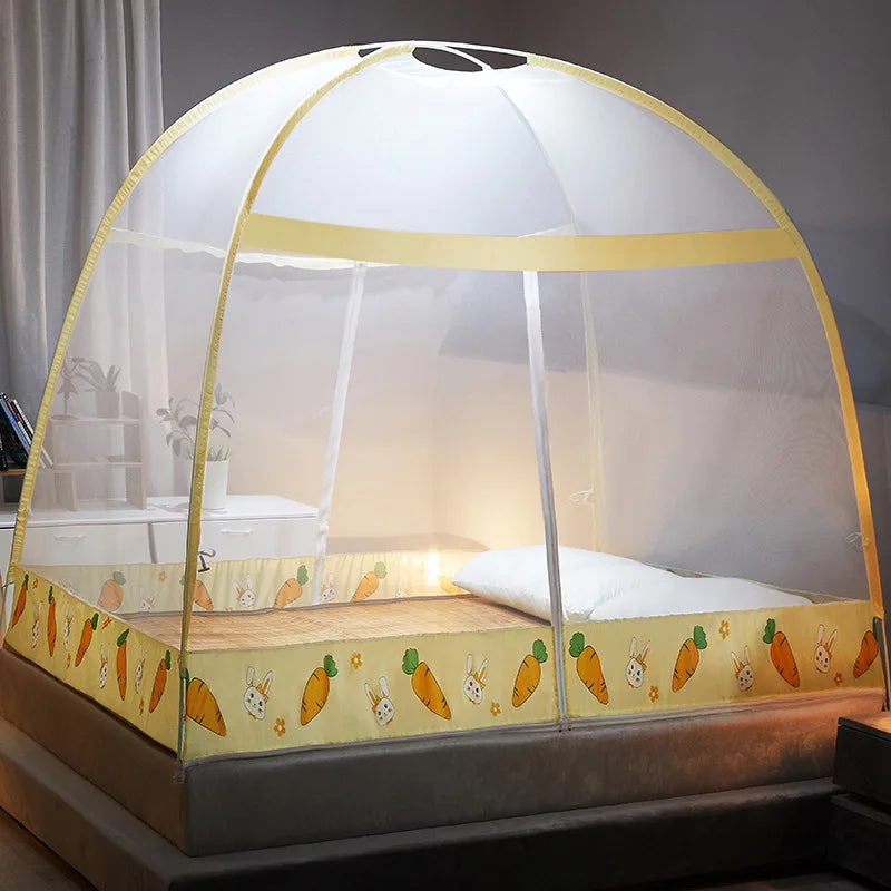 Installation Free Yurt Mosquito Net Household Densified Single
