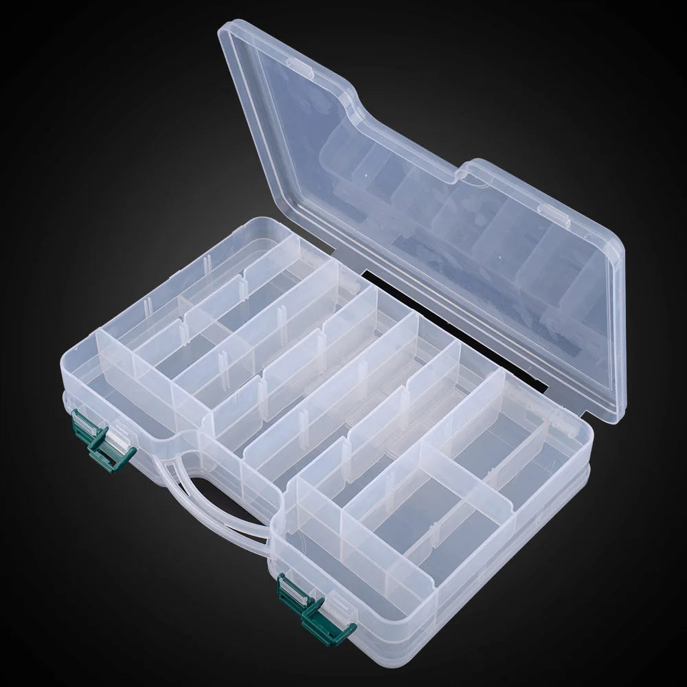 Large Fishing Tackle Boxes Double Layer Bait Container