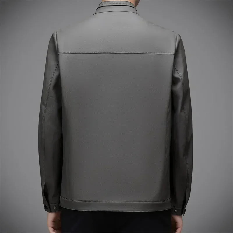 Spring and Autumn New Genuine Leather Clothes Men's