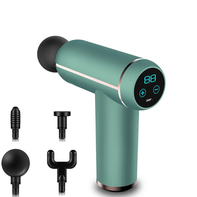 Portable LCD Display Massage Fascia Gun For Body