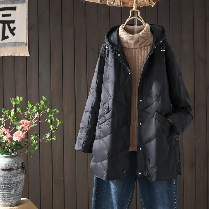 Winter New Arrivals 90% White Duck Down Coat