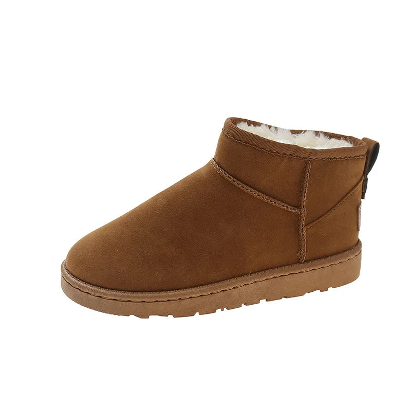 New Snow Boot Style Short Mini Winter Sheepskin