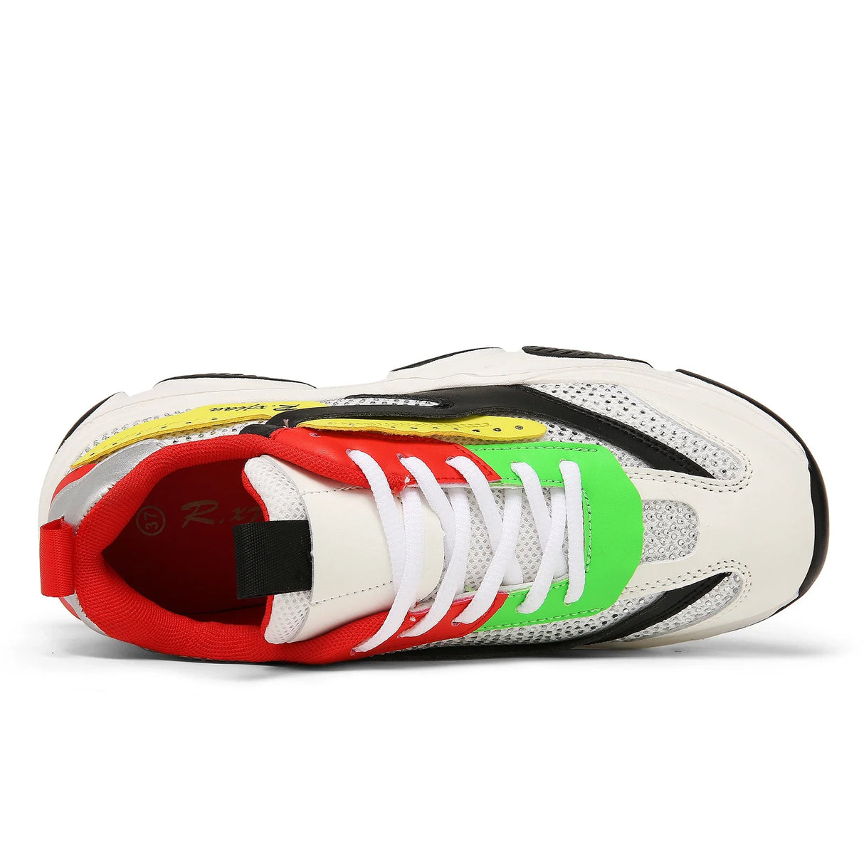 Women's thick sole running shoes, Fashionable hot diamond