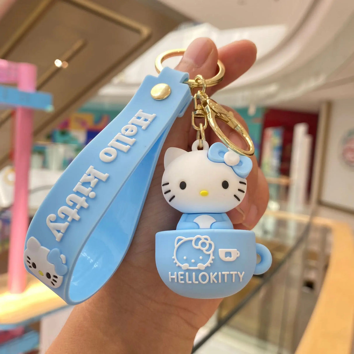 Kawaii Sanrio Hello Kitty Keychain Cartoon Doll Cute