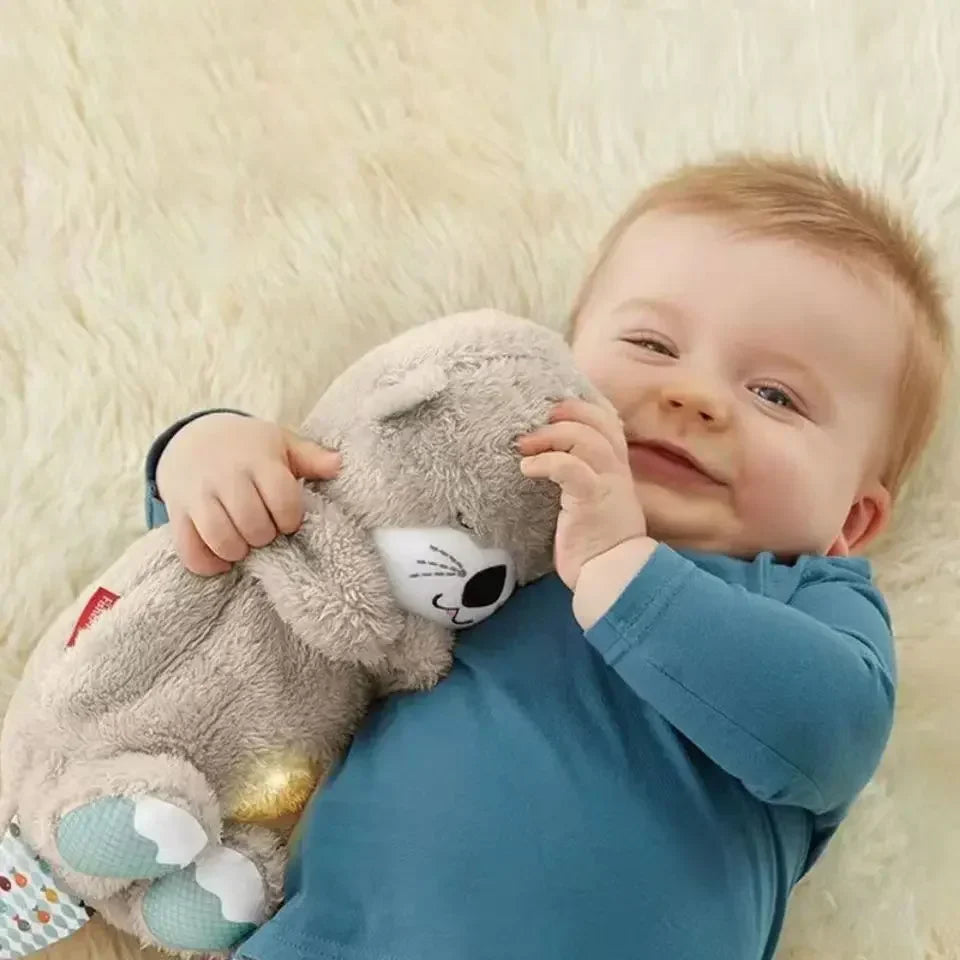 Baby Breathing Bear Baby Soothing Otter Plush Doll