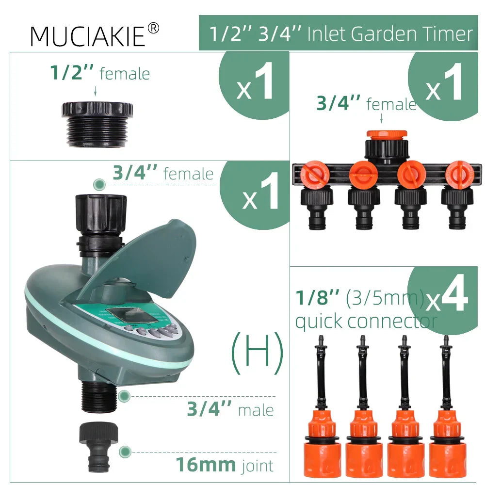 Garden Automatic Watering Timer Smart Home Programming Watering