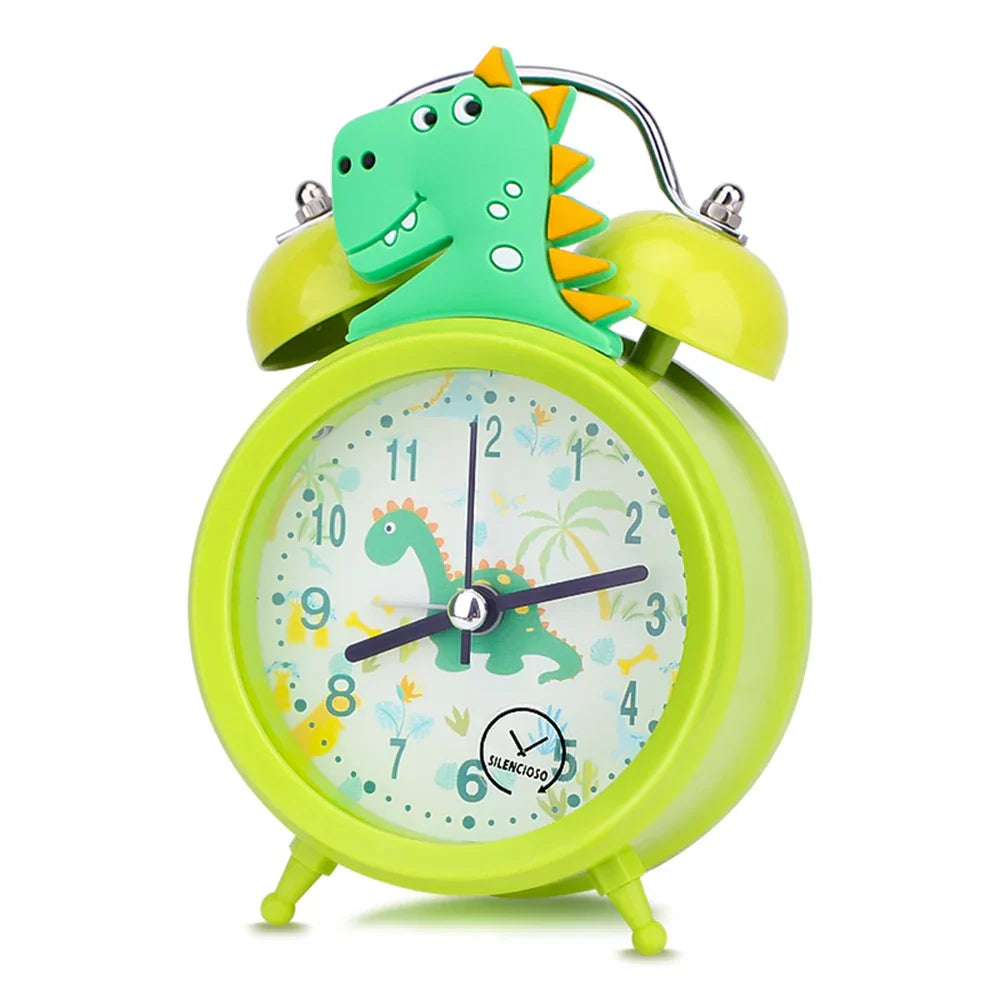 Pink Unicorn Children's Alarm Clock Cartoon Desktop for