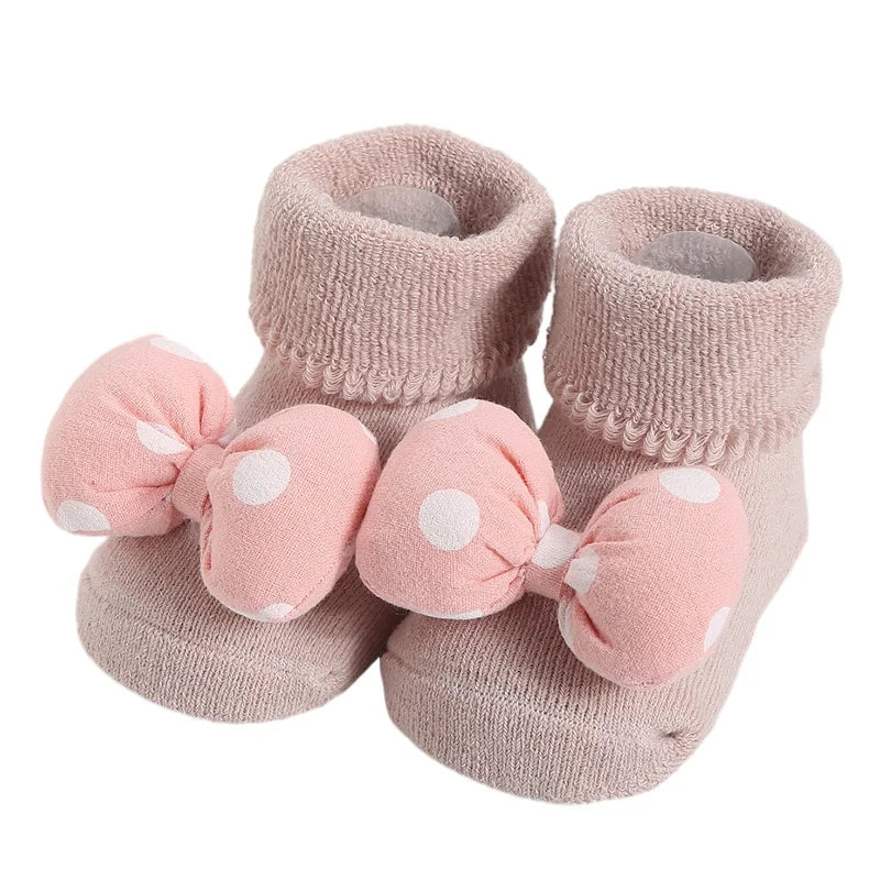 1Pair Winter Baby Boys Girls' Toddler Socks Cartoon