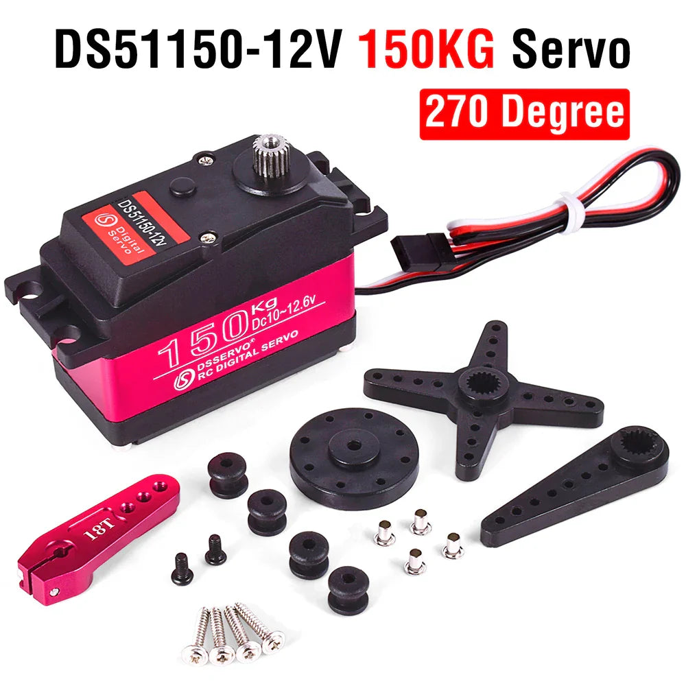 Servo RC 1/5 Servo Waterproof High Torque Servo 60Kg 80Kg 150Kg 8.4V Metal Gear Digital Servo For Redcat HPI Baja 5B SS