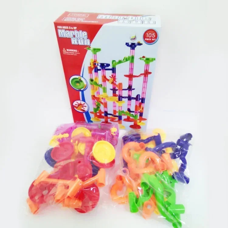 45-232PCS Marble Run Race Building Blocks Track Ball