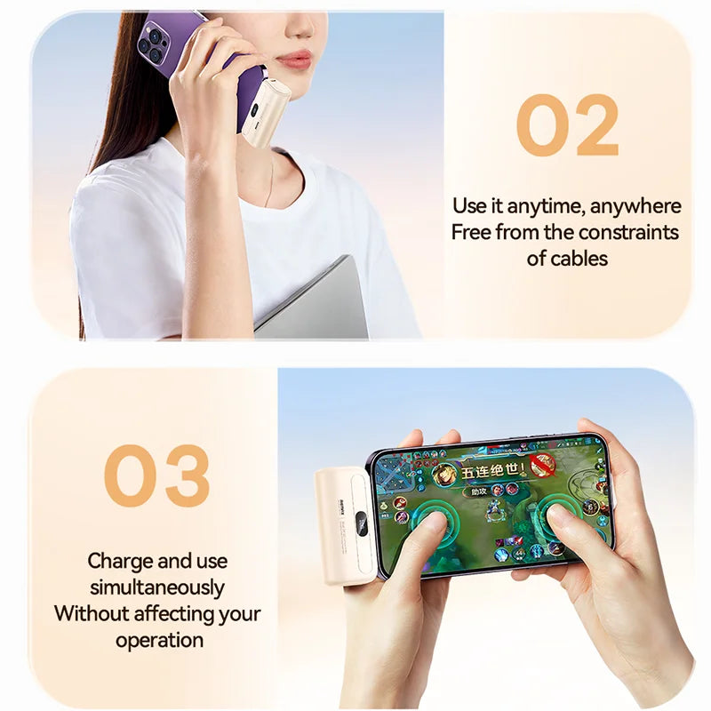 Remax Mini Power Bank 5000mAh Fast Charging for