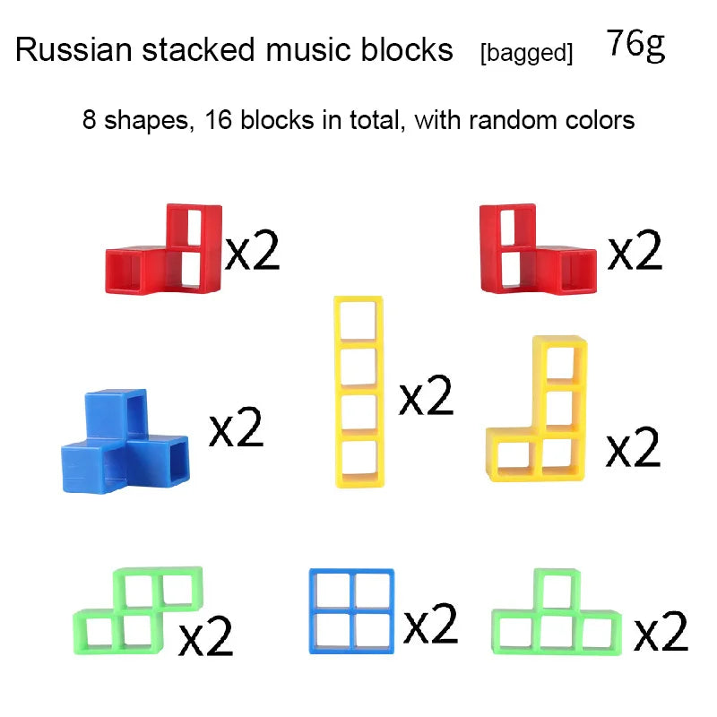Fun Balance Stacking Building Blocks Board Game Kids