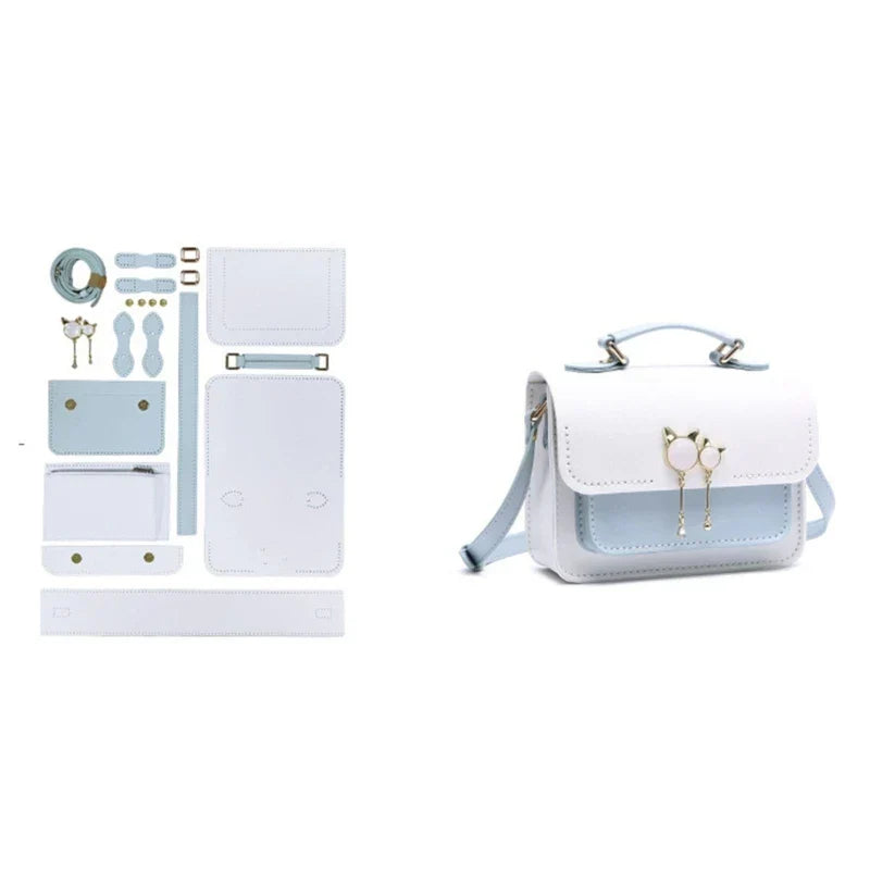 PU Leather DIY Tote Bag Handbag Making Kit